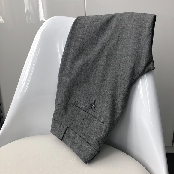 BANANA REPUBLIC Logan Lightweight Wool Pant 0P - Picture 5 of 7